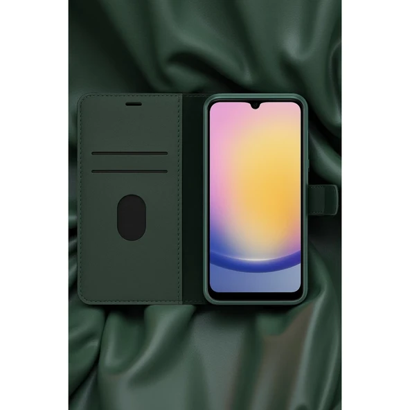 Vivo Y28 Kılıf Trend S Plus Kapaklı Kılıf - Taba - Resim 3