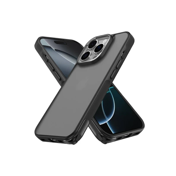 İphone 16 Pro Max Kılıf Elegant Kapak - Siyah ürün görseli 1