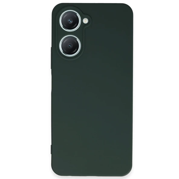 Vivo Y18 Kılıf First Silikon - Koyu Yeşil ürün görseli 1