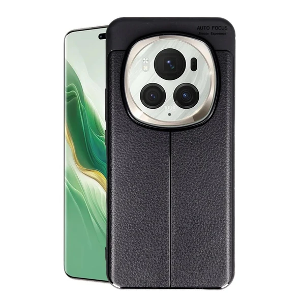 Huawei Honor Magic 6 Pro Kılıf Auto Focus Kapak - Siyah ürün görseli 1