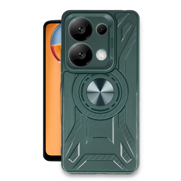 Xiaomi Redmi Note 13 Pro 4g Kılıf Lincoln Silikon - Koyu Yeşil ürün görseli 1