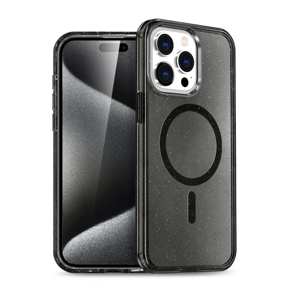 İphone 14 Pro Kılıf  Magsafe Kapak - Siyah ürün görseli 1