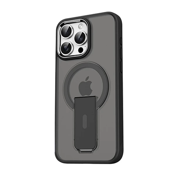 İphone 14 Pro Tork Magsafe Standlı Kapak - Siyah ürün görseli 1