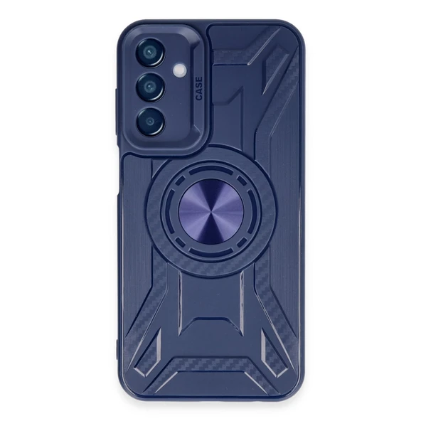 Samsung Galaxy M15 Kılıf Lincoln Silikon - Lacivert - Resim 2