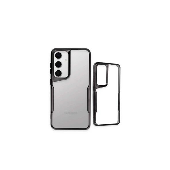 Samsung Galaxy A15 4g Kılıf Boyi Silikon Kapak - Titan Gri - Resim 3