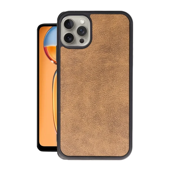 İphone 15 Pro Max Kılıf Aras Deri Kapak - Taba ürün görseli 1