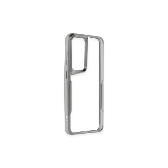 Samsung Galaxy A05s Kılıf Boyi Silikon Kapak - Gümüş - Resim 2