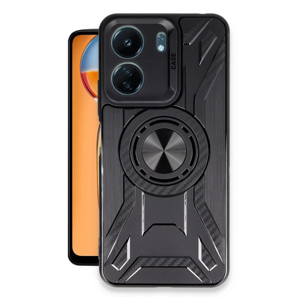 Xiaomi Redmi 13c Kılıf Lincoln Silikon - Siyah ürün görseli 1