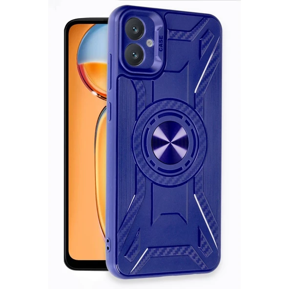 Samsung Galaxy A05 Kılıf Lincoln Silikon - Lacivert - Resim 2