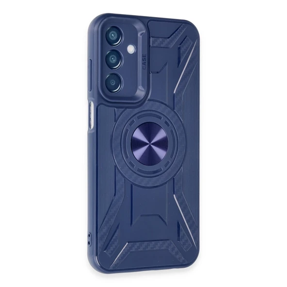 Samsung Galaxy M15 Kılıf Lincoln Silikon - Lacivert - Resim 3