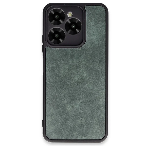 General Mobile Era 50 Kılıf Aras Deri Kapak - Koyu Yeşil ürün görseli 1