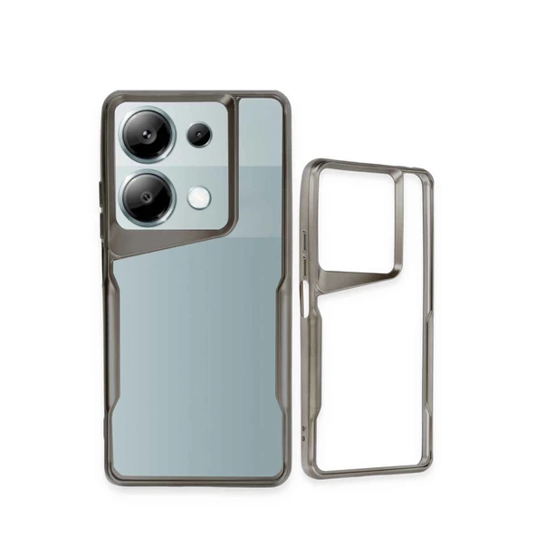 Xiaomi Redmi Note 13 Pro 4g Kılıf Boyi Silikon Kapak - Lacivert - Resim 3