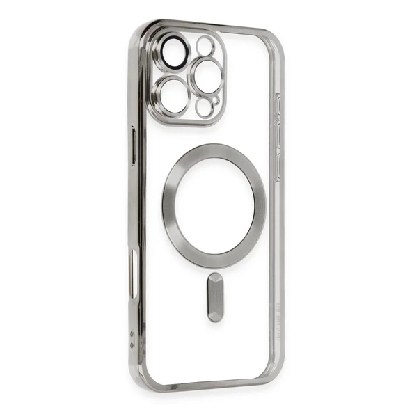 İphone 16 Pro Kılıf Kross Magneticsafe Kapak - Titan Gri - Resim 2