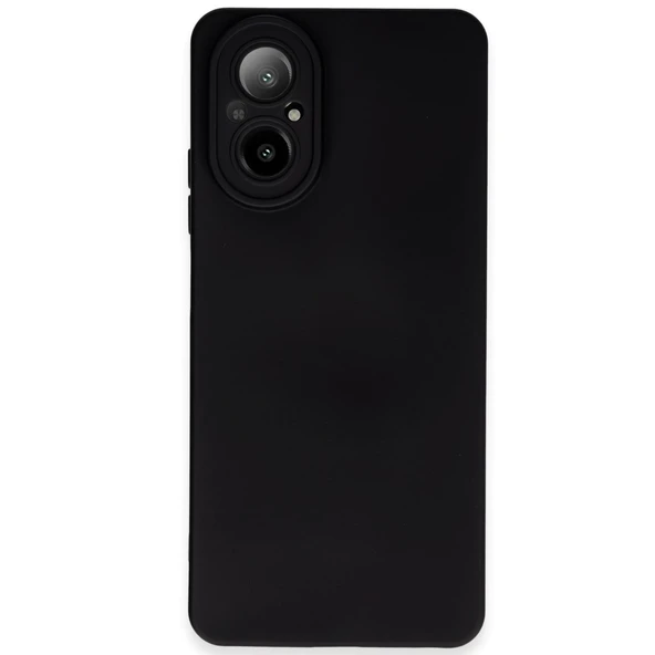 Realme 12 Lite Kılıf Nano İçi Kadife Silikon - Siyah ürün görseli 1