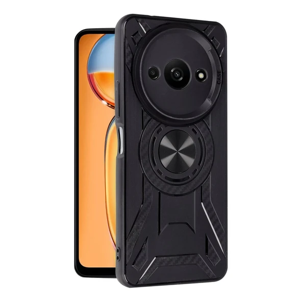 Xiaomi Redmi A3 4g Kılıf Lincoln Silikon - Siyah - Resim 2