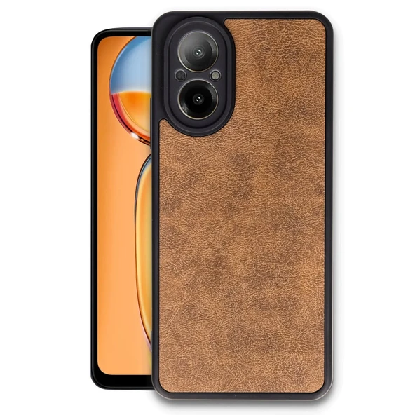 Realme 12 Lite Kılıf Aras Deri Kapak - Taba ürün görseli 1