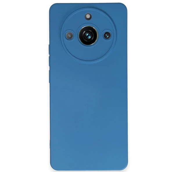 Realme 11 Pro Kılıf Nano İçi Kadife Silikon - Mavi ürün görseli 1