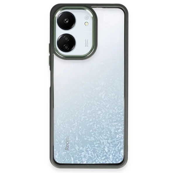 Xiaomi Redmi 13c Kılıf Power Silikon - Koyu Yeşil ürün görseli 1