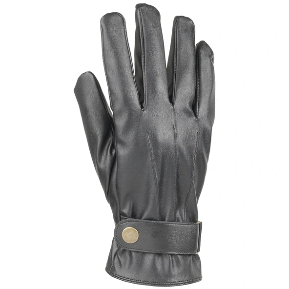 Suyutti K202 Erkek Siyah Deri Eldiven ürün görseli 1