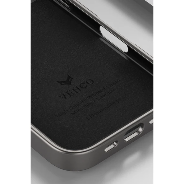 Venco İphone 16 Wave Kapak - Koyu Kahve - Resim 3