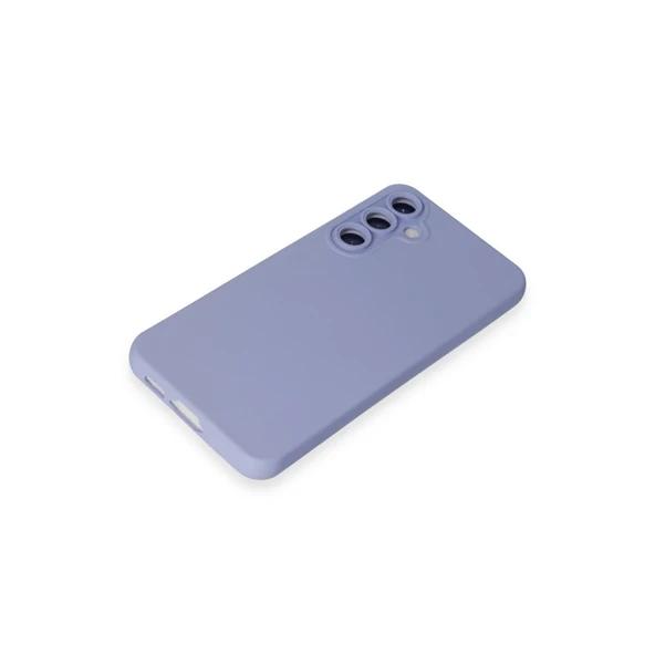 Samsung Galaxy S24 Kılıf Nano İçi Kadife Silikon - Lila - Resim 4