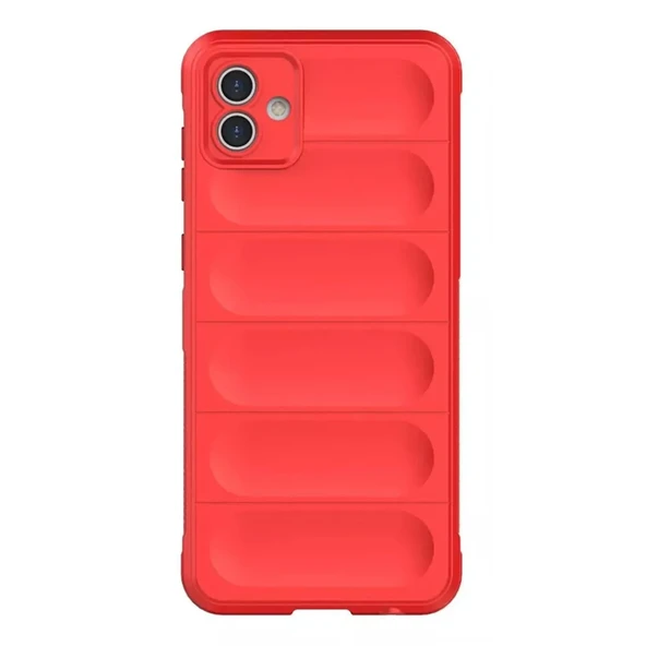 Samsung Galaxy A05 Kılıf Optimum Silikon - Kırmızı ürün görseli 1