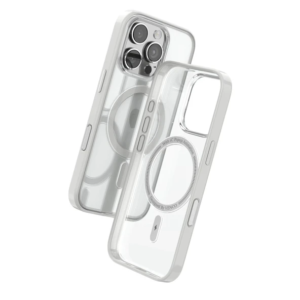 Venco Apple İphone 16 Pro Max Joly Magsafe Kapak - Beyaz - Resim 2