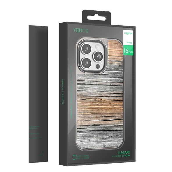 Venco İphone 16 Wave Kapak - Koyu Kahve - Resim 4