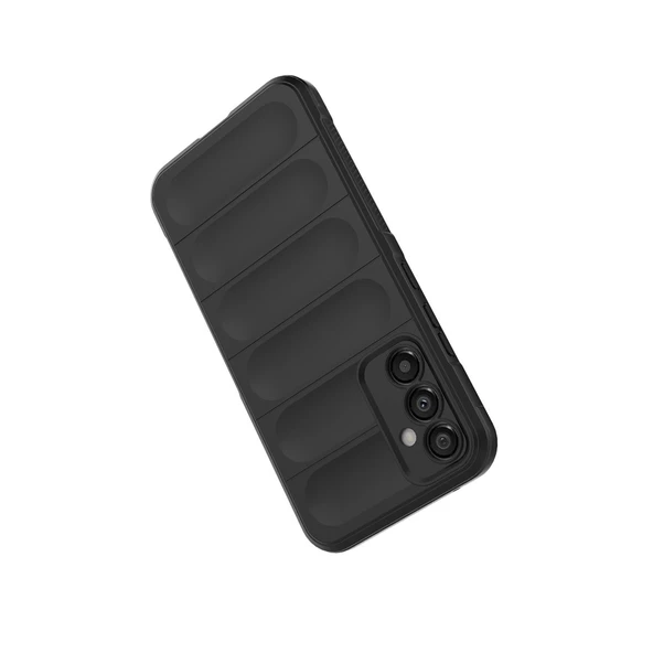 Samsung Galaxy A05s Kılıf Optimum Silikon - Siyah - Resim 5