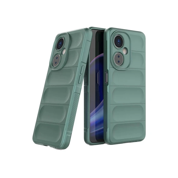 Vivo Y27 Kılıf Optimum Silikon - Koyu Yeşil ürün görseli 1