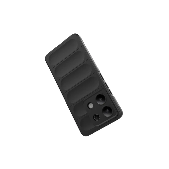 Xiaomi Redmi Note 13 Pro 4g Kılıf Optimum Silikon - Siyah - Resim 2