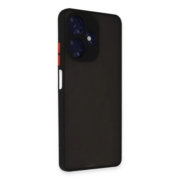 İnfinix Hot 30 4g Kılıf Montreal Silikon Kapak - Siyah - Resim 2