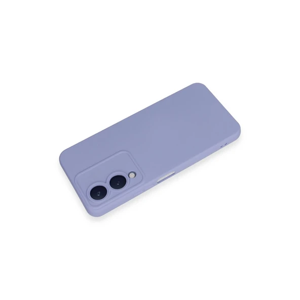 Vivo Y17s Kılıf Nano İçi Kadife Silikon - Lila - Resim 3