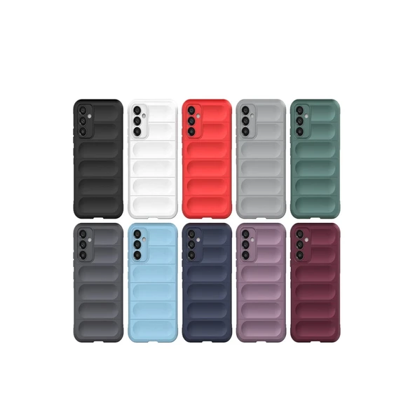 Samsung Galaxy A05s Kılıf Optimum Silikon - Mor - Resim 3