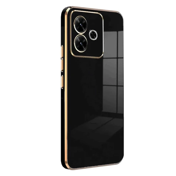 Xiaomi Redmi 13 4g Kılıf Volet Silikon - Siyah ürün görseli 1