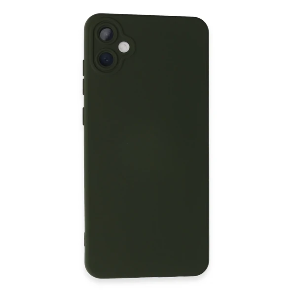 Samsung Galaxy A05 Kılıf Nano İçi Kadife Silikon - Koyu Yeşil ürün görseli 1