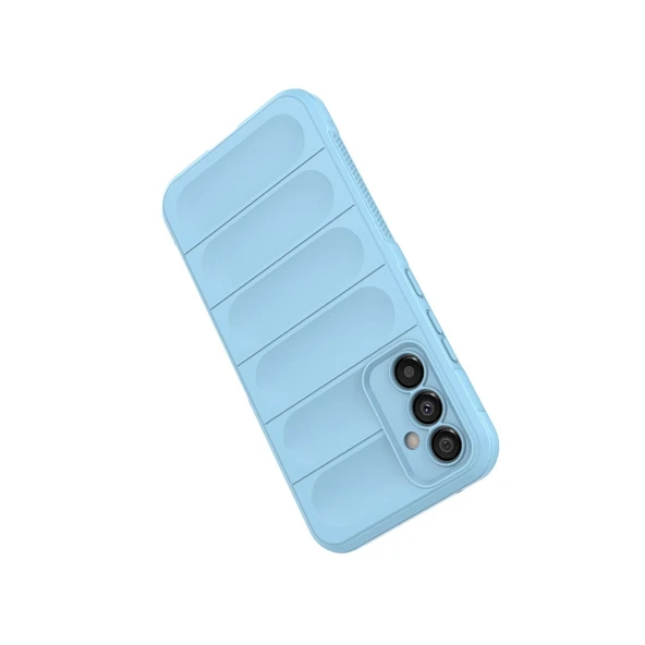 Samsung Galaxy A15 4g Kılıf Optimum Silikon - Sky Blue - Resim 3