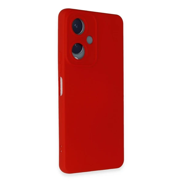 Vivo Y17s Kılıf Nano İçi Kadife Silikon - Kırmızı - Resim 2