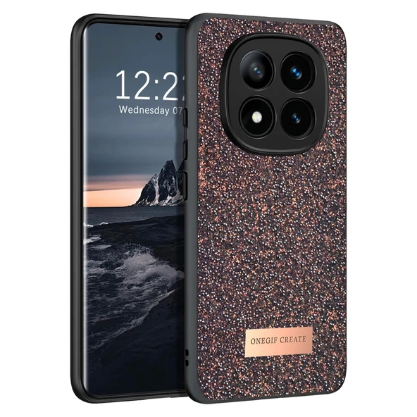 Onegif Xiaomi Redmi Note 14 Pro 4g Bright Simli Kapak - Derin Mor ürün görseli 1