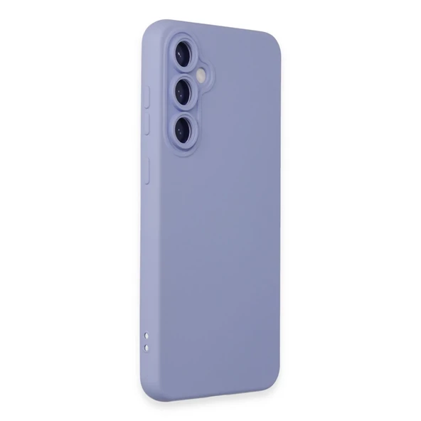 Samsung Galaxy S24 Kılıf Nano İçi Kadife Silikon - Lila - Resim 2