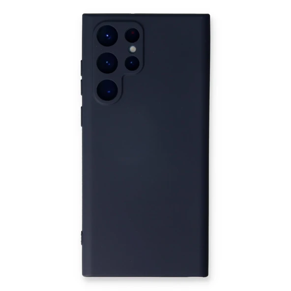 Samsung Galaxy S24 Ultra Kılıf Nano İçi Kadife Silikon - Lacivert ürün görseli 1