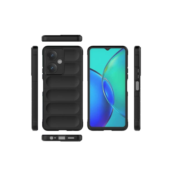 Vivo Y27 Kılıf Optimum Silikon - Sky Blue - Resim 3