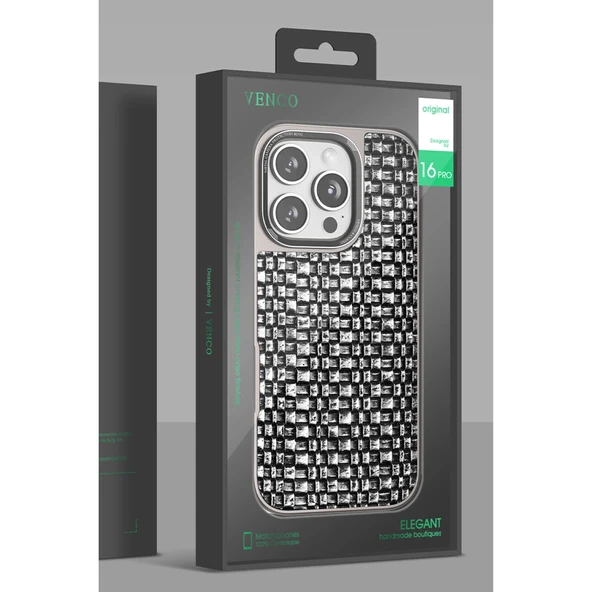 Venco İphone 16 Pro Max Brand Kapak - Gümüş - Resim 5