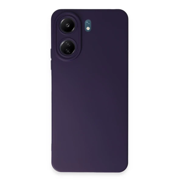 Xiaomi Redmi 13c Kılıf Nano İçi Kadife Silikon - Mor ürün görseli 1