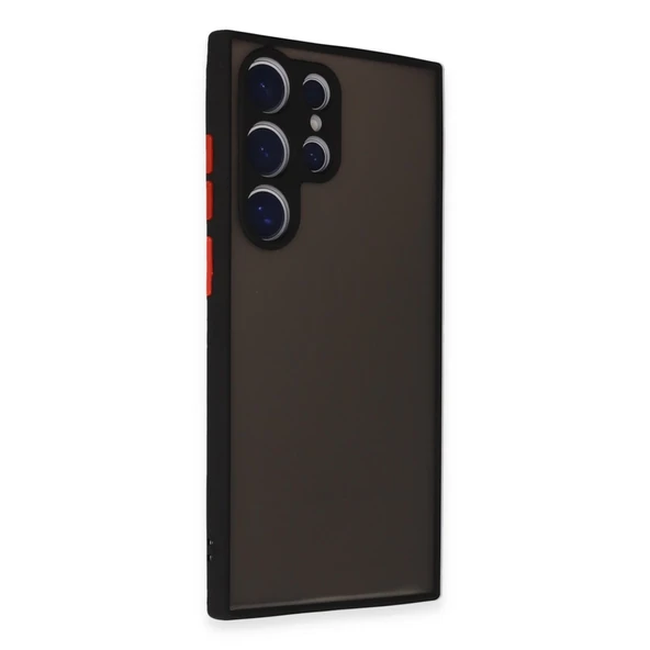 Samsung Galaxy S24 Ultra Kılıf Montreal Silikon Kapak - Siyah - Resim 2