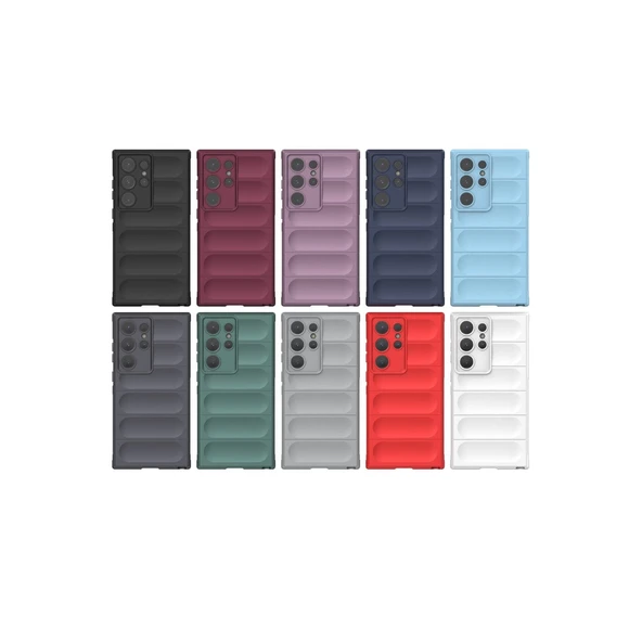 Samsung Galaxy S24 Ultra Kılıf Optimum Silikon - Krem - Resim 3