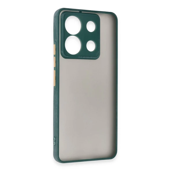 Xiaomi Redmi Note 13 Pro 5g Kılıf Montreal Silikon Kapak - Yeşil - Resim 2