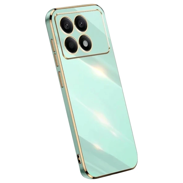 Xiaomi Poco X6 Pro Kılıf Volet Silikon - Açık Yeşil ürün görseli 1