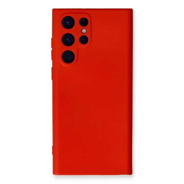 Samsung Galaxy S24 Ultra Kılıf Nano İçi Kadife Silikon - Kırmızı ürün görseli 1