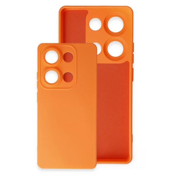 Xiaomi Redmi Note 13 4g Kılıf Nano İçi Kadife Silikon - Mor - Resim 2